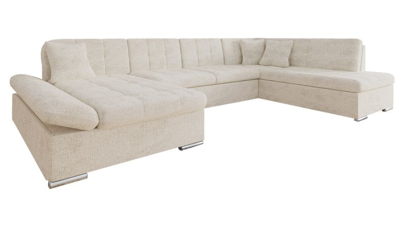 Narożnik z funkcją spania MIRJAN 24 Bergen Premium lewy jasny beż 1 szt.