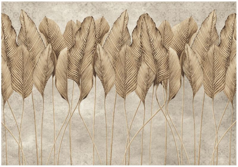 Tapeta Winylowa Na Flizelinie Ścianę WALLARENA 368x254 cm Fototapeta Do Sypialni Salonu Liście 1 szt.