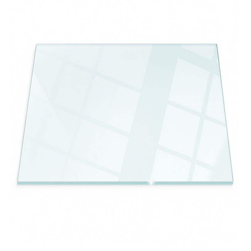 Transparentne Szkło Ochronne Wallfluent 80x60 cm Szyba Ochronna pod Kominek 1 szt.