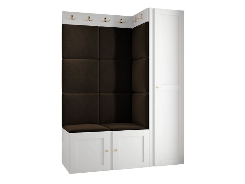 Zestaw MIRJAN 24 Orion Ramiro IX biały + brązowy 1 kpl.