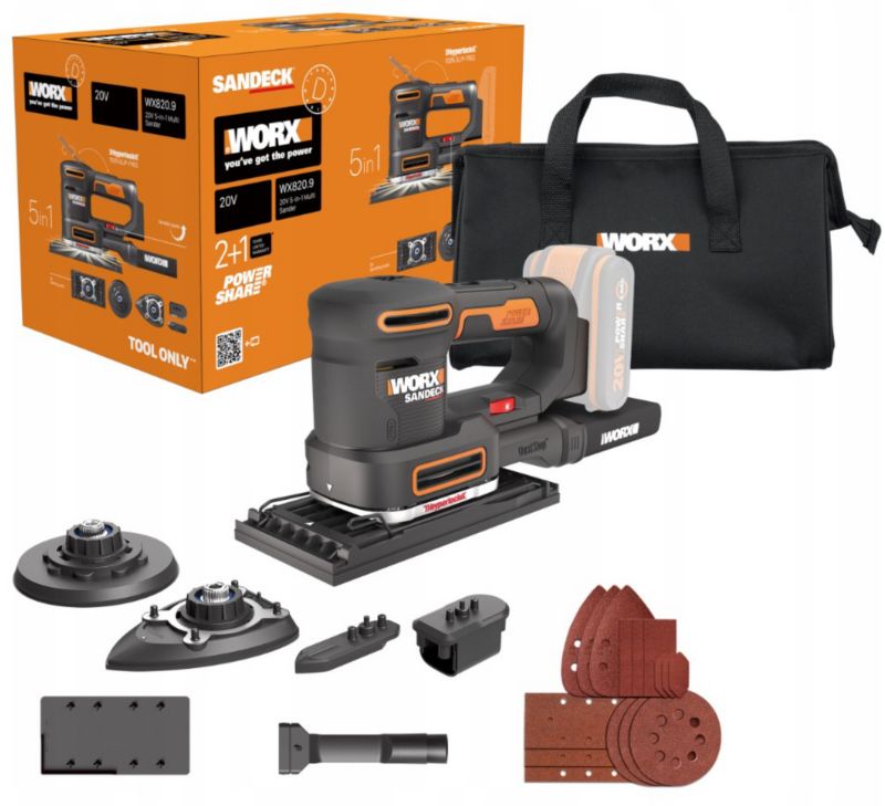 Szlifierka mimośrodowa WORX WX820.9 1szt