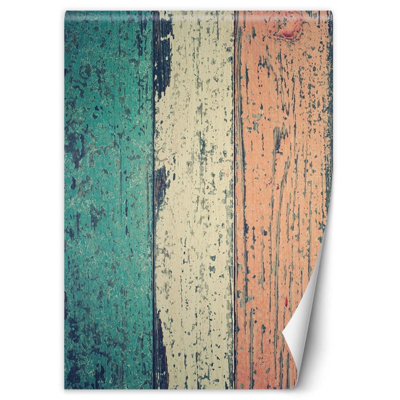 Fototapeta Feeby Pastelowe deski 150x210 1 szt