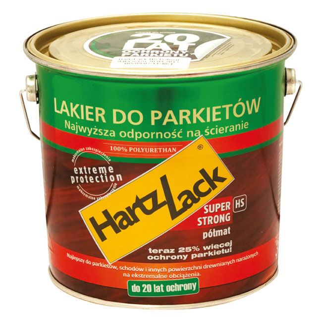 Lakier do parkietu HartzLack Super Strong połysk 3 l