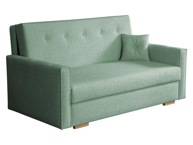 Kanapa rozkładana MIRJAN 24 Viva Sonic III miętowa bukla 1 szt.