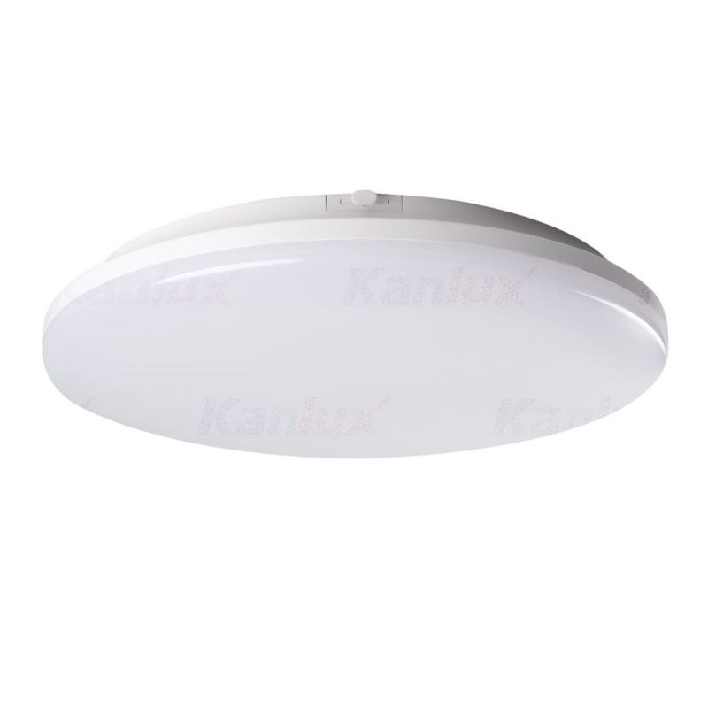 Plafon sufitowy lampa Kanlux Stivi biały LED 36W 4000K 4680lm czujnik IP65 wym: 5,4 x 33 x 33 cm tworzywo sztuczne - 1 szt.