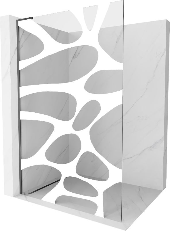 Ścianka prysznicowa Mexen Kioto biały wzór 120x200 cm 800-120-103-95-971 szt.