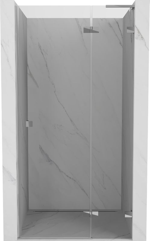 Drzwi prysznicowe uchylne Mexen Lunar L transparentne chrom 85 cm 1 szt.