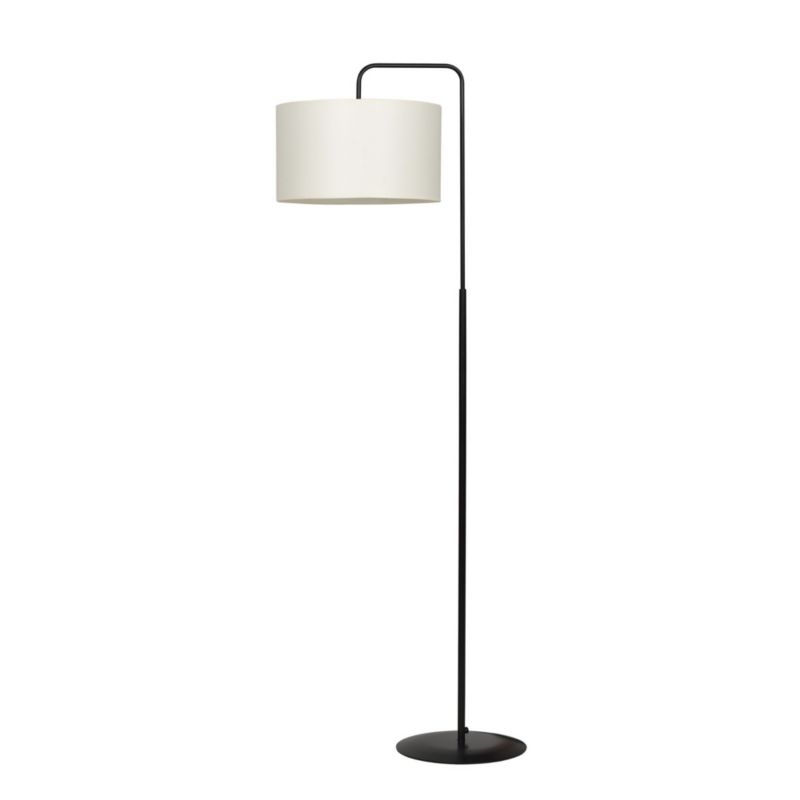 Lampa podłogowa stojąca Emibig Trapo czarna-ecru 1 x E27 x 15W wym: 150 x 50 x 35 cm - 1 szt.