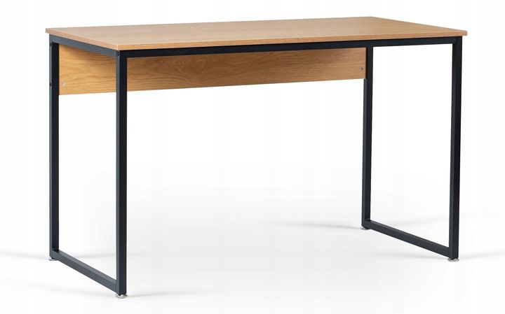 Biurko Loftowe Mebel Elite ROSS 120x60 cm Dąb Złoty/Czarny Nowoczesne 1 szt