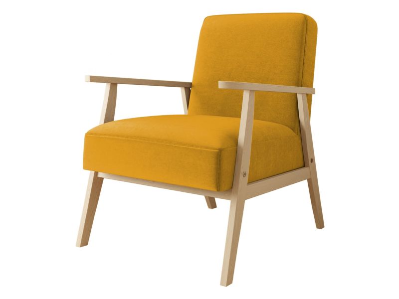 Fotel MIRJAN 24 Retro bursztynowy 1 szt.