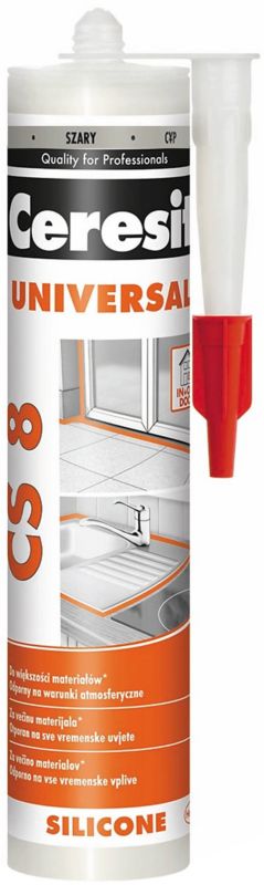 Silikon uniwersalny Ceresit CS8 280 ml szary