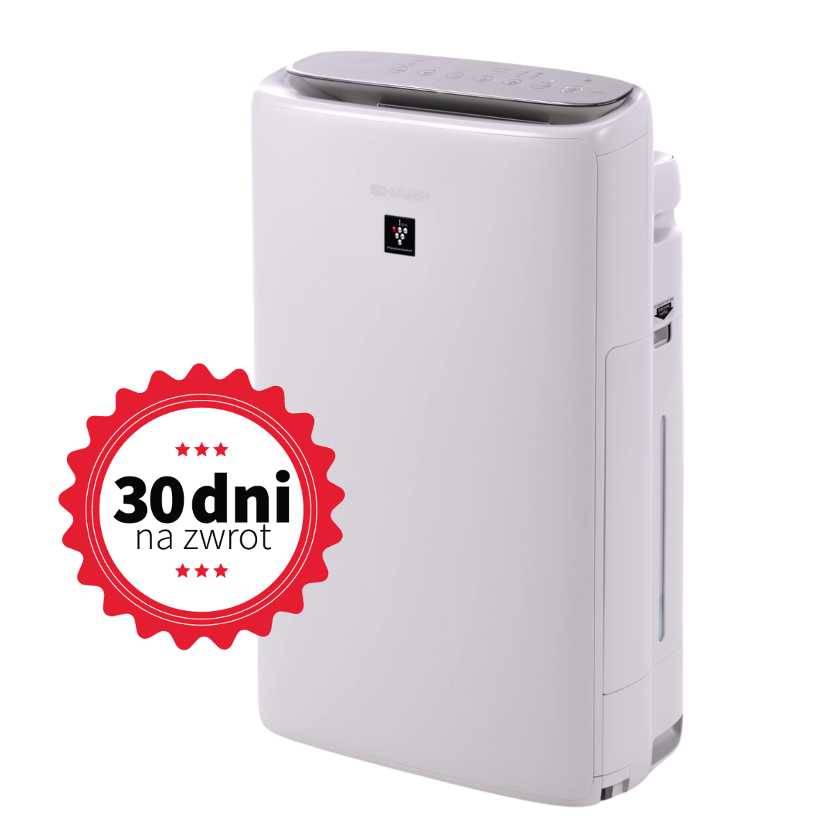 SHARP KI-N42EU-L oczyszczacz + nawilżacz + jonizator (do 28 m2). Nowoczesny oczyszczacz z funkcją nawilżania i aplikacją na telefon.
