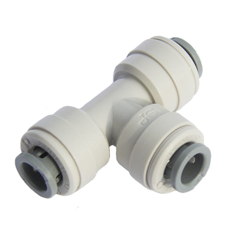 PI0208S John Guest złączka w kształcie trójnika 1/4". Rozdzielacz 3 x 1/4 cala.