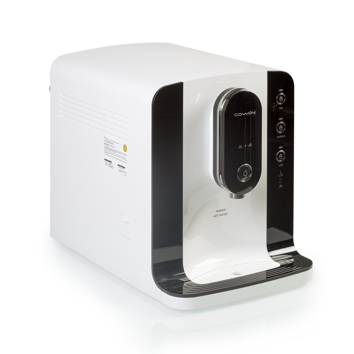 Nablatowy dystrybutor wody Coway Thermal Spring CHP-250L. Dystrybutor filtrujący wodę. Woda zimna + woda gorąca.