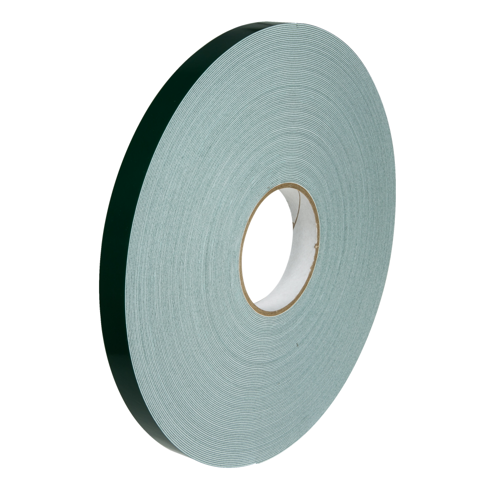 Taśma Dwustronna Pianka PE Biała, Grubość 1mm, Klej Akryl 25MM 50MB - Opakowania.Online