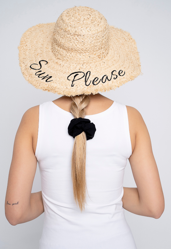 Lillow - FROTKA Scrunchies - czarna - Materiał bawełna - Uszyto w Polsce