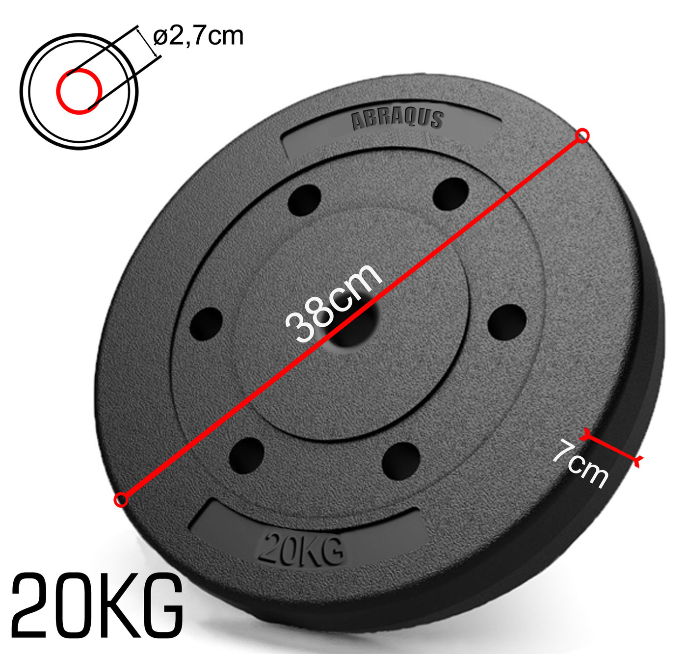 Obciążenie Kompozytowe Bitumiczne 20 kg AbarQs