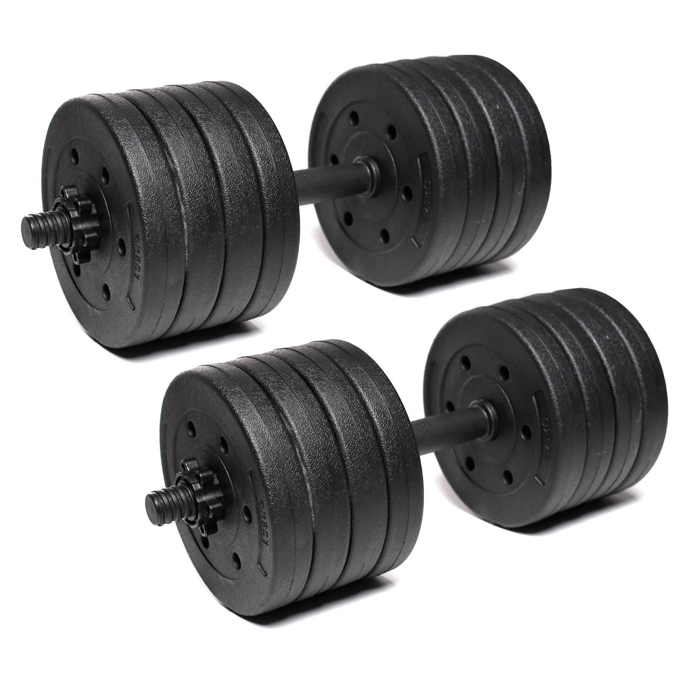 Hantle treningowe bitumiczne AbarQs HC-20KG (2x10kg)