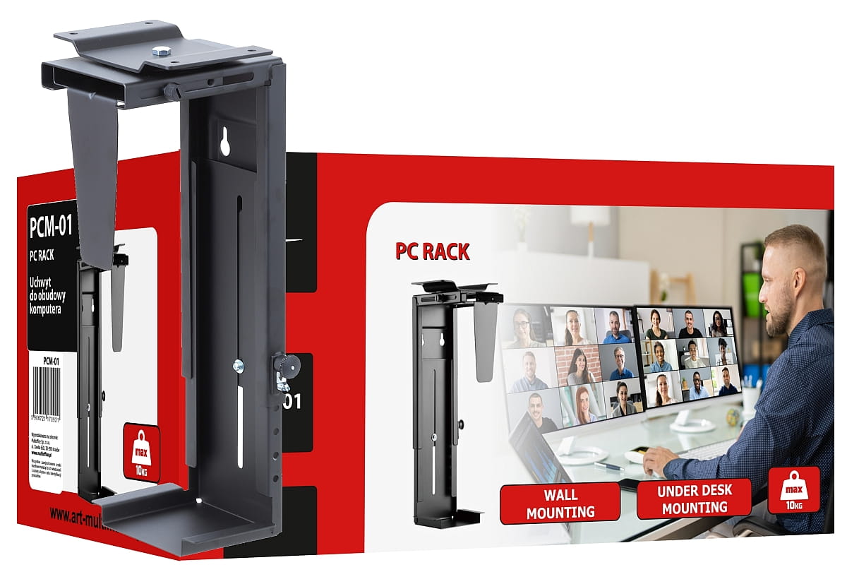 ART Uchwyt do obudowy PC M01 10kg - Henryx24
