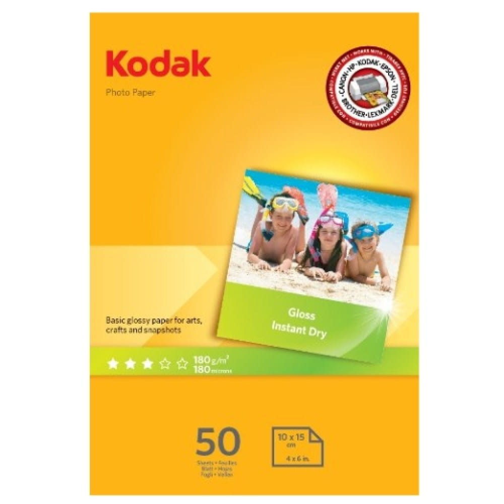 KODAK Papier 180gr/m op-50 A4 Glossy 5740-513 - Henryx24