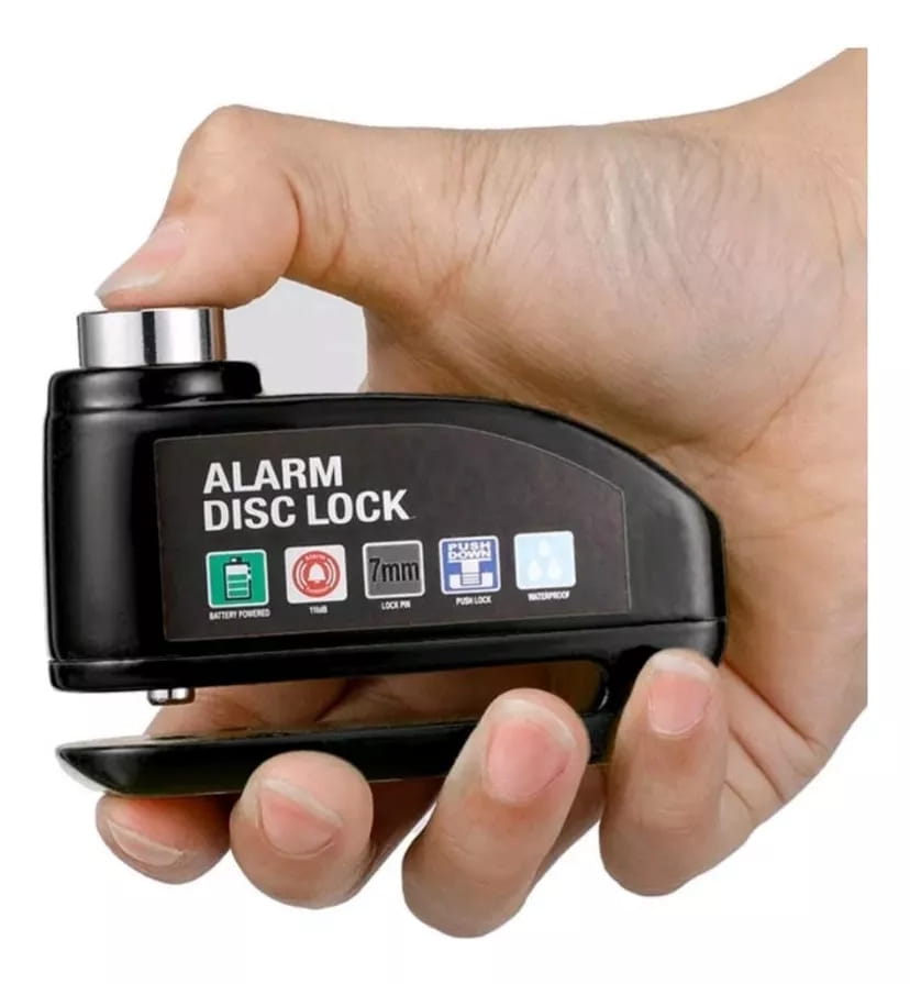 Blokada tarczy hamulcowej roweru RW47 z alarmem - Henryx24