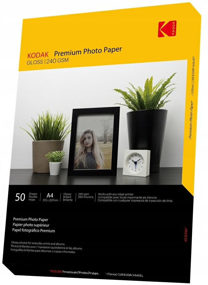 KODAK Papier 240gr/m op-50 A4 Glossy CAT 5740-094 - Henryx24