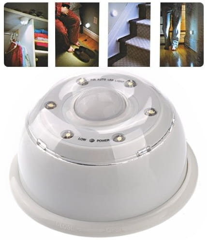 Lampka LED czujnik ruchu na bat AAA ZD23 - Henryx24