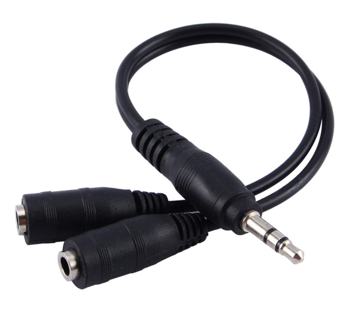 Adapter minijack M/2xminijack F AK268 21cm stereo dwie pary słuchawek - Henryx24