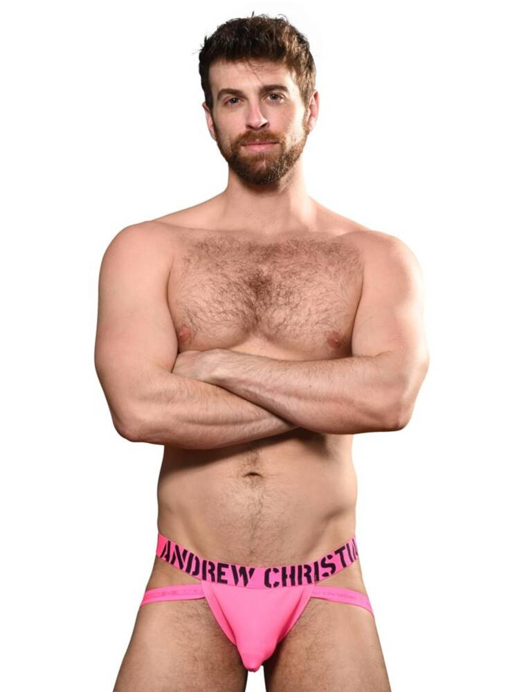 Jockstrap męski | Hotness Rib Jock w/ ALMOST NAKED | Adrew Christian