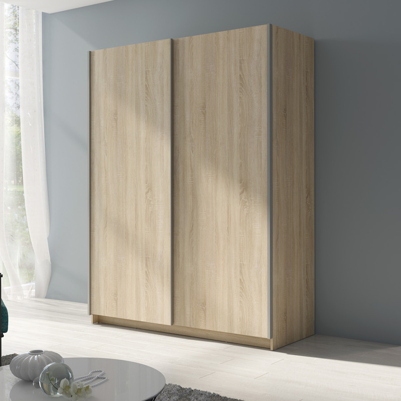 Szafa przesuwna GRANDI 150 cm do sypialni dąb sonoma