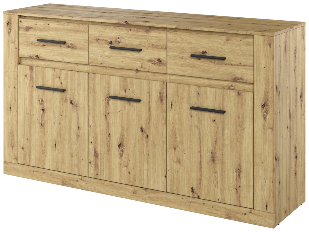 Nowoczesna komoda z szufladami 160 cm ARTI dąb artisan