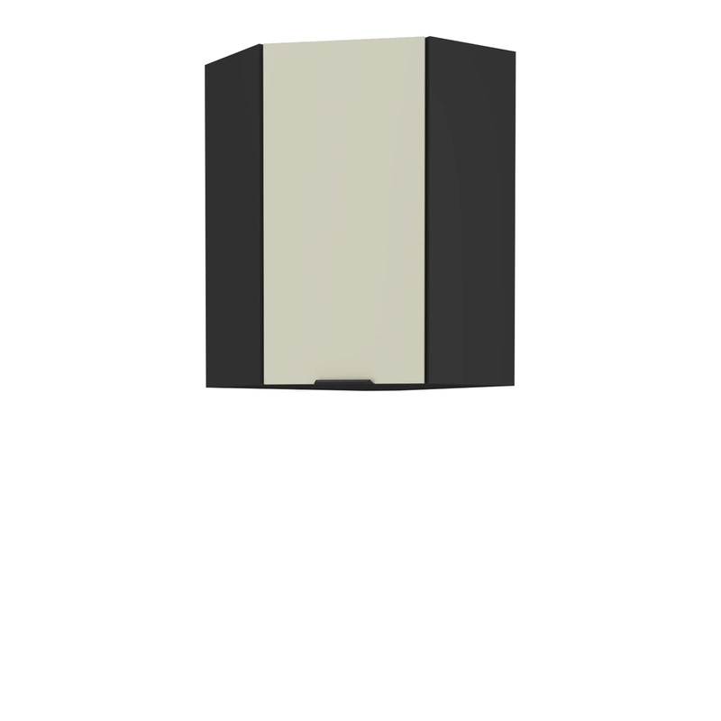 Górna szafka kuchenna narożna 60x60 cm ANES kaszmir