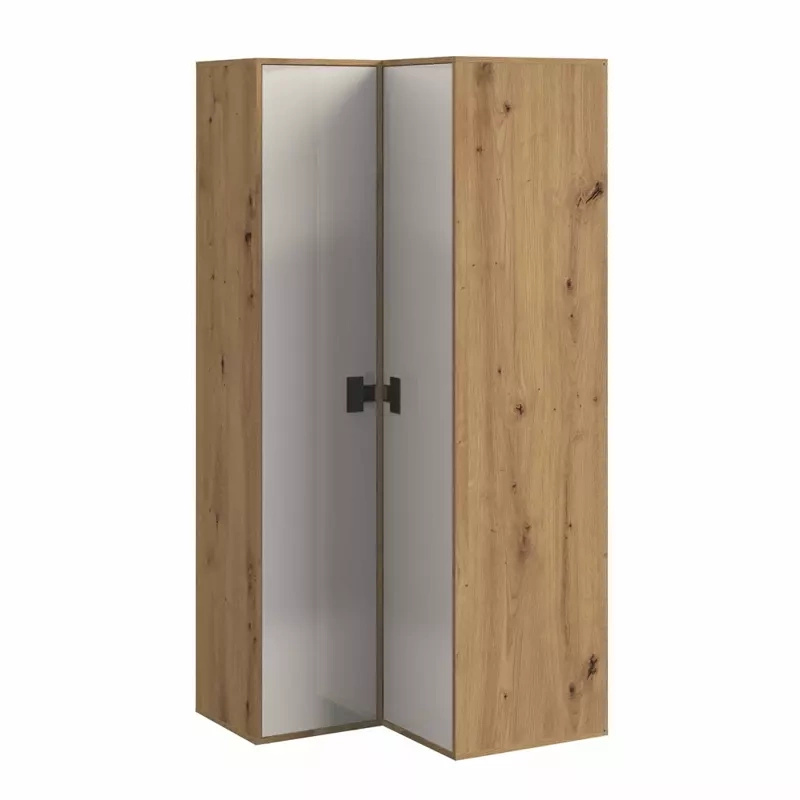 Młodzieżowa szafa narożna Dąb Artisan INDEKS