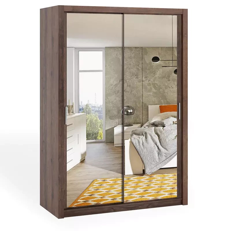 Szafa z lustrami Dąb monastery 150 cm BELLA