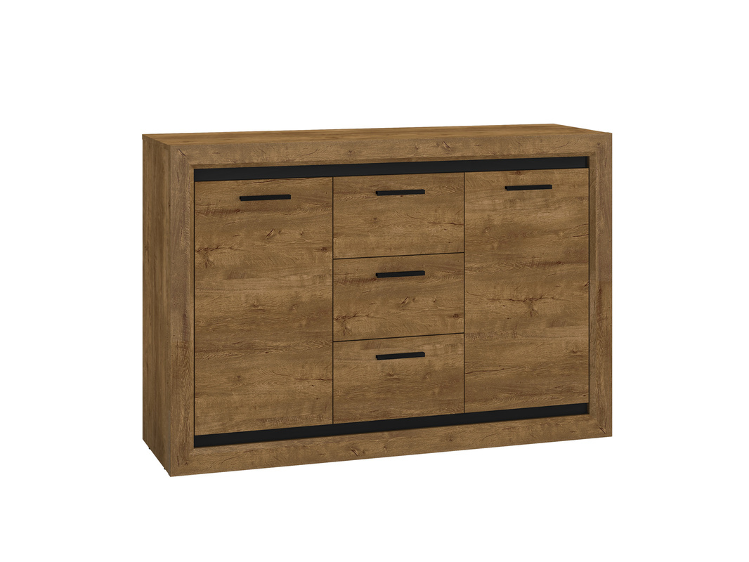 Komoda z drzwiami i szufladami 138 cm BALTICA