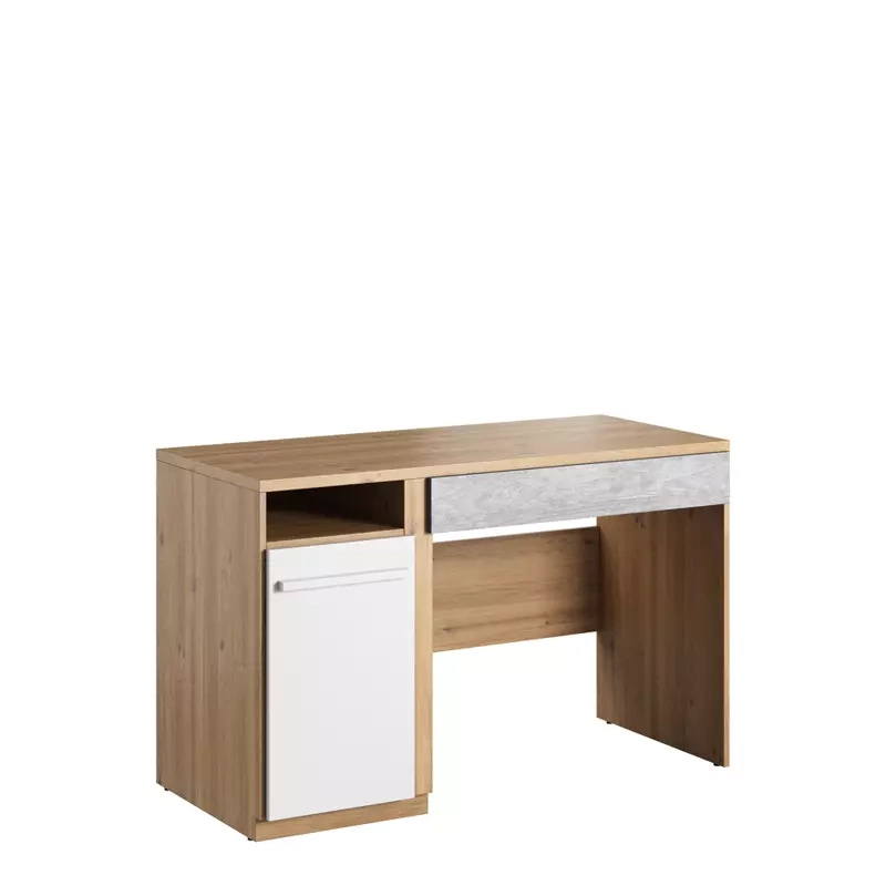 Biurko młodzieżowe 120 cm szafka szuflada PLANO