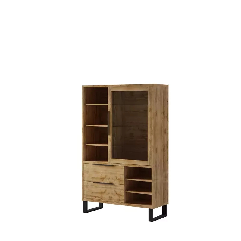 Nowoczesna witryna LOFT SALLE dąb wotan