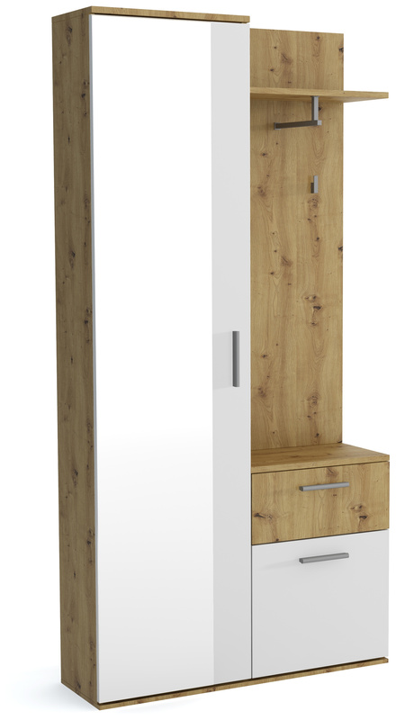 Nowoczesna garderoba do przedpokoju z lustrem JOVITA