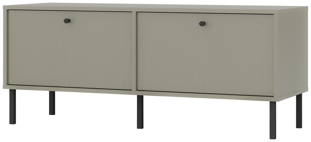 Mała dwudrzwiowa szafka RTV 120 cm TOKEN