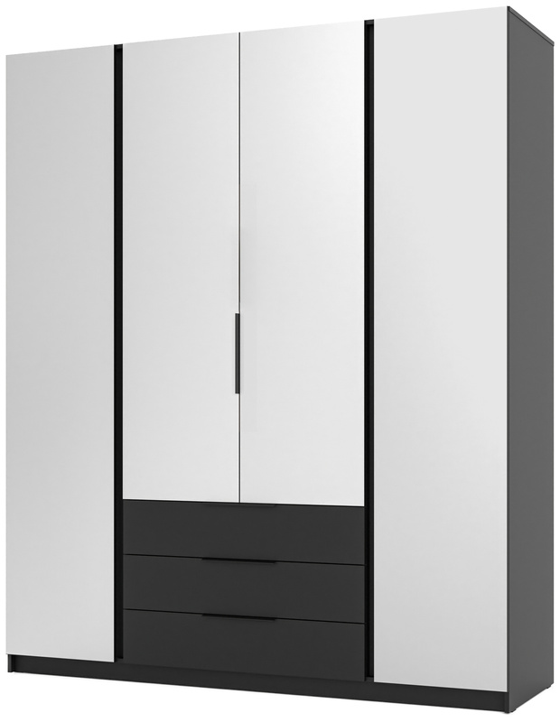 Nowoczesna szafa do sypialni z lustrem 200 cm KARAT
