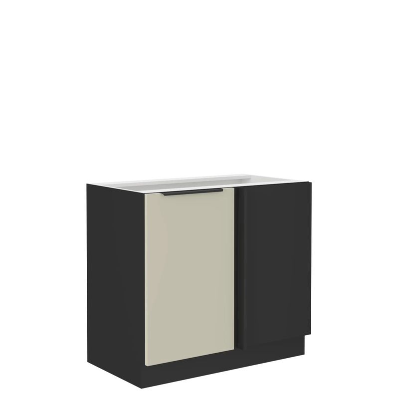 Narożna szafka kuchenna 105 cm ANES kaszmir