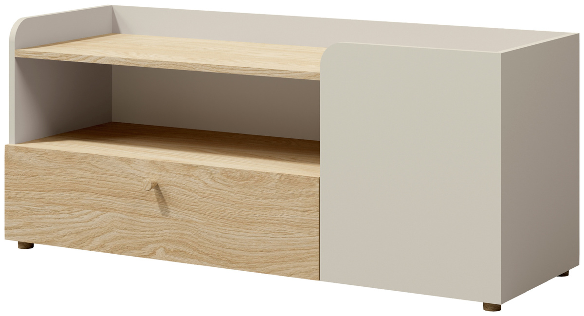 Młodzieżowa szafka RTV 120 cm z szufladą YOKO