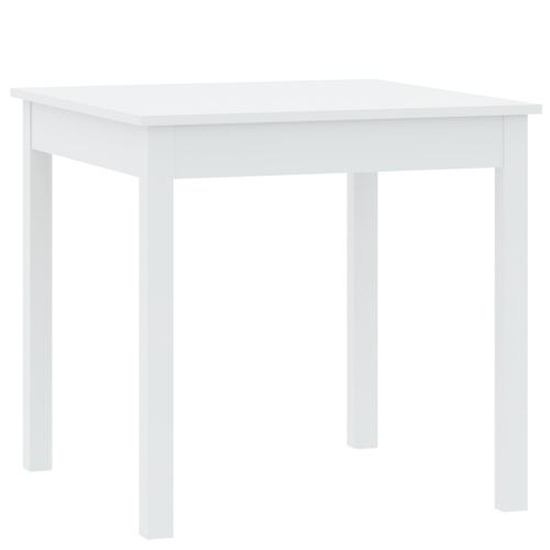 Biały stół do jadalni STELLA 80 cm prostokątny