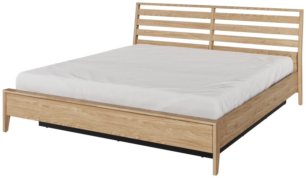 Łóżko z pojemnikiem na pościel i stelażem 180x200 cm COZY