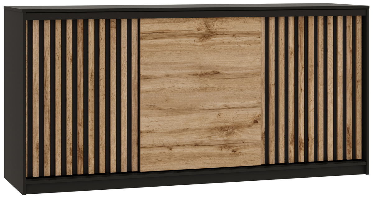 Loftowa komoda przesuwna do sypialni z szufladami 180 cm LOFT