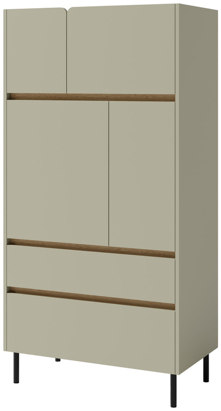 Młodzieżowy regał na książki z szufladami 80 cm LISSARO