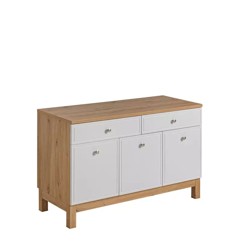 Szeroka szafka łazienkowa 120 cm pod umywalkę SAGA