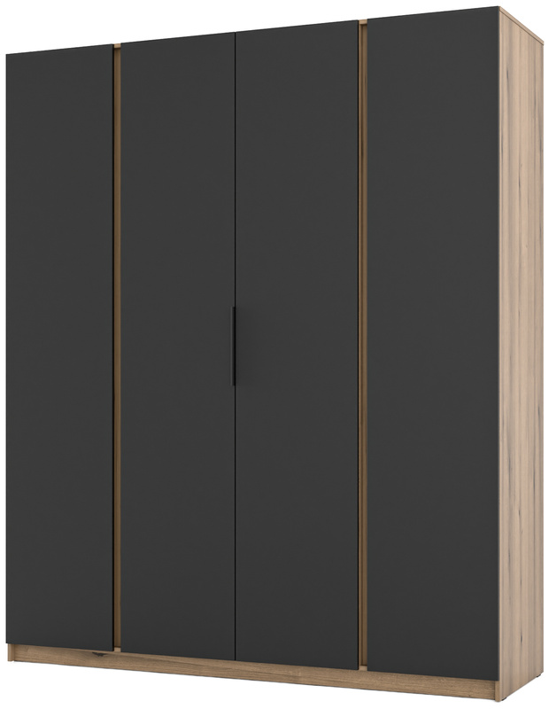 Szafa do sypialni z drążkiem i półkami 200 cm KARAT