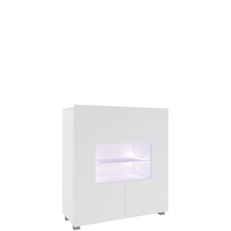 Nowoczesna komoda 100 cm biały połysk MODERN