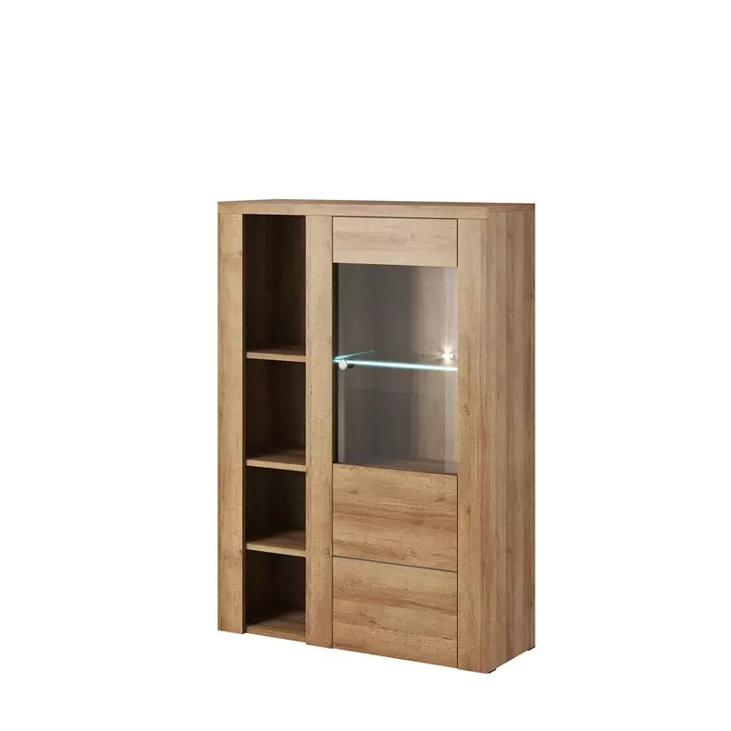 Witryna stojąca LARONA dąb riviera